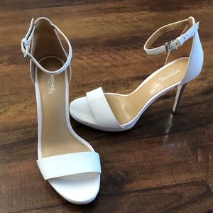 Michael Kors white stilettos size 7 1/2